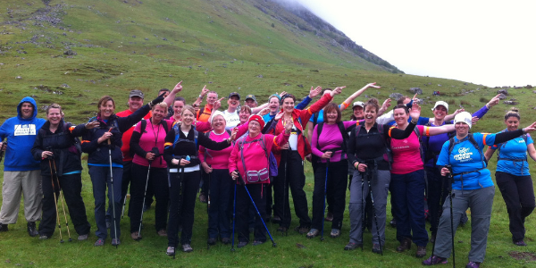 Happy participants on our ben nevis challenge